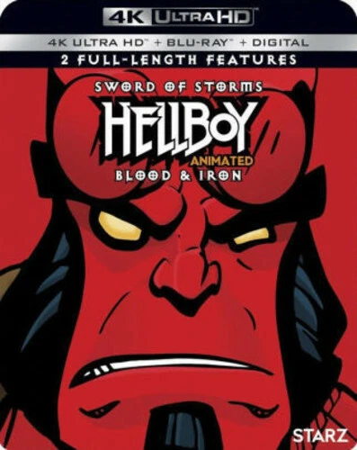 Hellboy Animated: Sword of Storms/Blood & Iron (4K Ultra HD/Blu-Ray/Digital) NEW - Image 1 of 1