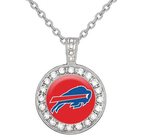 Buffalo Bills Womens 925 Sterling Silver Necklace With Pendant Football Gift D18 Cover