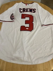 Dylan Crews Washington Nationals Autographed Jersey JSA Certified - Picture 1 of 6