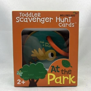 Interactive Toddler Outdoor Games - 40 Durable Scavenger Hunt Cards for Ages 2+ - Picture 1 of 2
