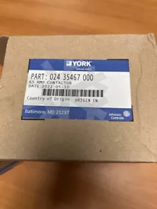 York 65A Contactor, 024-35467-000 - Picture 1 of 2