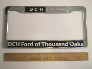 KENNZEICHEN Kunststoff Auto Etikett Rahmen DCH AUTO GROUP Ford of Thousand Oaks 14E - Bild 1 von 1