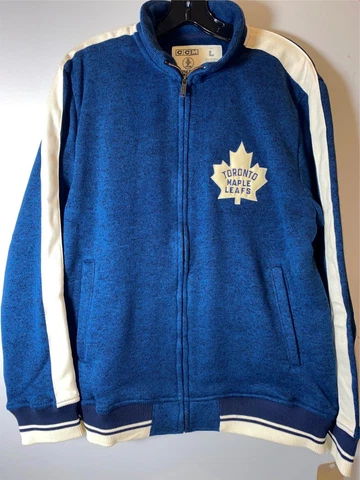 [M96799] Mens Adidas CCM F/Z Full Zip Jacket - Toronto Maple Leafs Cover