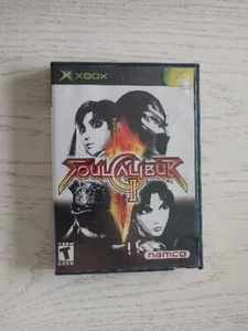 Soul Calibur II 2 (Microsoft Xbox, 2003) Complete w/ Manual - Rare BLOCKBUSTER - Picture 1 of 3