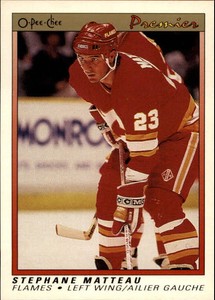 1990-91 OPC Premier Hockey #68 Stephane Matteau RC