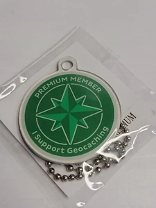 Geocaching Trackable - Unactivated Premium Member Trackable - "I Support Geocaching" - Bild 1 von 1