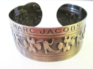 Marc Jacobs Armreif Rotguss Silber Tribal Blume. Verstellbar.  Neu. - Bild 1 von 5