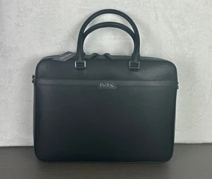 Michael Kors Men's/Unisex Black Varick Large Leather Briefcase/Computer Bag NWT - Picture 1 of 16