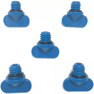 5X For Mercruiser & Manifold Block Drain Blue Plug Kit 8M2000874 22-806608A1 - Imagen 1 de 3