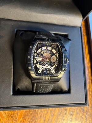 Reloj Egard Patriot Stealth de cuarzo con esfera negra para hombre - WCH-5075-F0H303 Foto 1 de 4