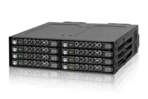 New ICY DOCK MB998SK-B 8 Bay 2.5" SATA SAS HDD SSD Backplane Cage - Picture 1 of 6