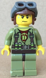LEGO ®-Minifigur Dino Hero Helicopter Pilot Set 5883 5888 5886 5887 - dino002 - Picture 1 of 5