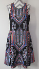 Mossimo Supply Co. 4071 Womens Sleeveless Ziper Front Multi Dress Size XL