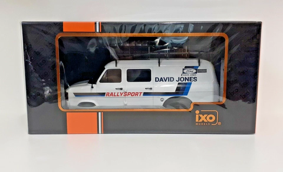 IXO Ford Transit MKII 1979 David Jones Rally Assistance 1/18 18RMC033XE