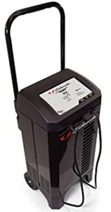 Portable Car Battery Charger Auto Trickle Jump Starter Two Switch Tester Wheeled - Picture 1 of 11