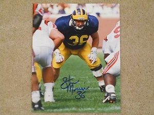 UNIVERSITY OF MICHIGAN GREAT STEVE MORRISON 8 X 10 AUTOGRAPH W/COA - Picture 1 of 1