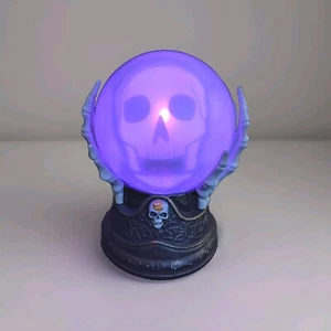 Halloween Decor Hyde & Eek! Lights & Sounds Crystal Ball With Skull Projection - Picture 1 of 4