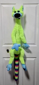 Lenny The Lemur Green Rainbow Tail Plush 44” Long Jumbo RARE A Hugable - Picture 1 of 9