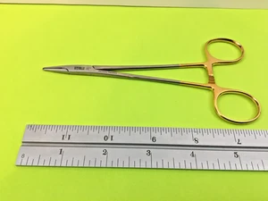 V. Mueller CH2485 DeBakey Needle Holder, 6", Tungsten Carbide, Germany - Picture 1 of 9