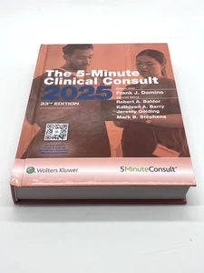 5-minute Clinical Consult 2025, Hardcover by Domino, Frank J - Picture 1 of 4