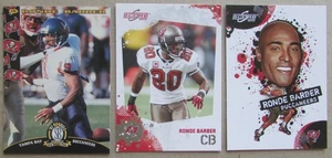 Lote de 3 cartas Ronde Barber Virginia Cavaliers Tampa Bay Buccaneers NFL - Imagen 1 de 2