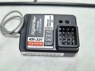 Kyosho Syncro KR-331 3 Channel 2.4GHz  RC Radio Receiver For KT-231P & KT-331P - Image 1 of 4
