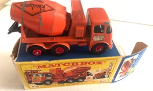 Matchbox Lesney King Size K-13 Ready Mix Concrete Truck w/ Rotating Drum w box - Picture 1 of 2