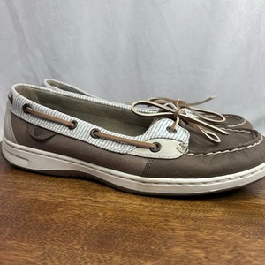 Sperry Angelfish Damen-Bootsschuh Leder & Canvas-Obermaterial 9,5 - Bild 1 von 10