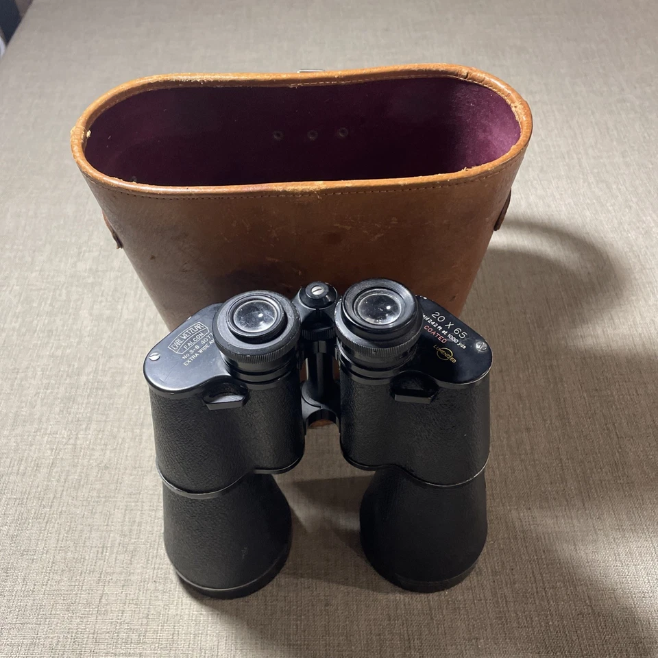 Vintage Carl Wetzlar Binoculars with Case - 20x65 242ft  At 1000 Yards Coated - Image 1 of 4