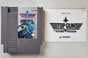 Top Gun The Second Mission mit Anleitung⚡Nintendo NES-Spiel⚡NTSC ⚡NES-OG-USA✅RAR