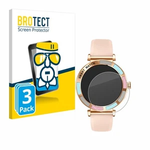 3x BROTECT Panzerfolie Schutzglas für Bekomiya Smartwatch 1.27" 9H Zubehör - Zdjęcie 1 z 7