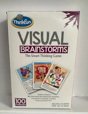Thinkfun Visual Brainstorms The Smart Thinking Game, ¡100 cartas de desafío! Foto 1 de 2