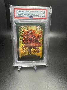 2024 MARVEL Medusa MASTERPIECES NAHUEL GREGO GALLERY VARIANT GREEN /25 PSA 9 - Bild 1 von 2