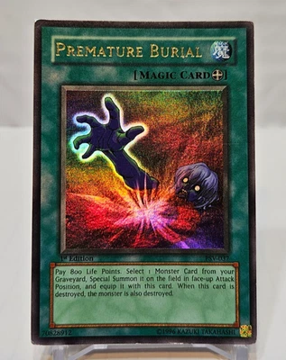 Premature Burial PSV-037 Ultra Rare 1st Edition Yugioh 8000 - Image 1 of 4