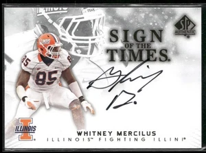 2012 SP Authentic #ST-WM Whitney Mercilus Sign of the Times - Bild 1 von 2