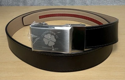 Nexbelt Cinturón Negro Golf Vestido Informal Para Hombres 38 Ajustable Sin Agujeros Clovernock CC Foto 1 de 4