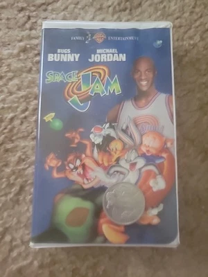 Space Jam VHS With Original Coin - Image 1 of 3