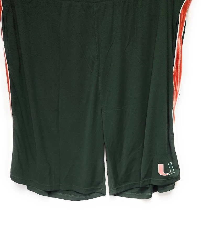 Pantalones cortos deportivos para hombre Fanatics Univ of Miami Hurricanes grandes y altos NCAA Perf Foto 1 de 4