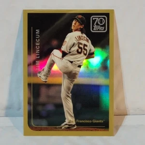 2021 Topps 70 Jahre Tim Lincecum 70YTC-49 1999 Style Giants Chrome Refractor - Bild 1 von 2