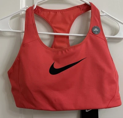 Sujetador deportivo Nike Victory Shape - grande - soporte alto - naranja nuevo con etiquetas Foto 1 de 4