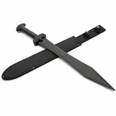 Espada Gladius de Combate SD 24 Pulgadas Negra WS 3CR13 Acero Inoxidable Full Tang Foto 1 de 4