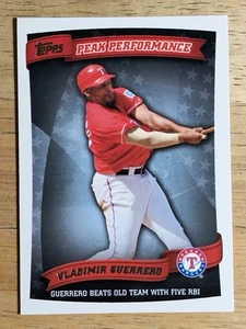 Topps Peak Performance #102 2010 Vladimir Guerrero - Imagen 1 de 2