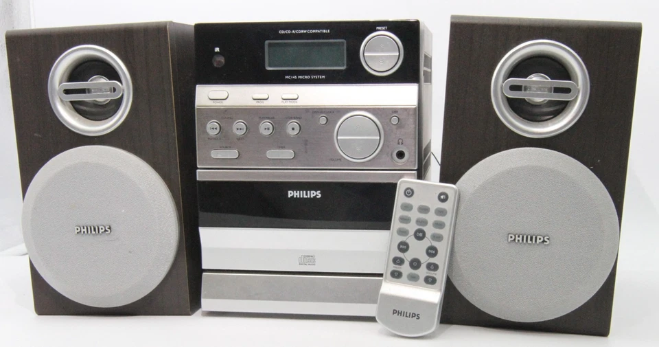 Phillips MC145 Micro Stereo System - Image 1 of 4
