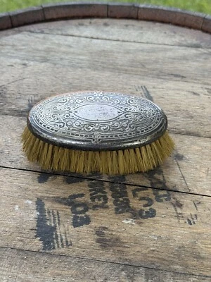 Escova masculina antiga de cabelo/roupas esterlina Tiffany Co - Imagem 1 de 4