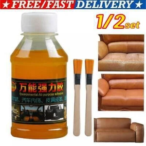 100mL Headliner Repair Glue Upholstery Fabric Strong Adhesive Glue with 2Brushes - Picture 1 of 13