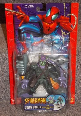 Figura de acción Marvel Spider Man Green Goblin 2003 nueva en el paquete Foto 1 de 3