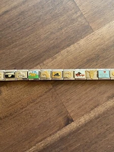 20 Charm Cowgirl/ Horse/ Western Bracelet Italian Charm New - Picture 1 of 7