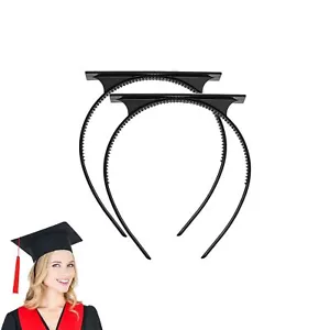 2 Pack Grad Cap Headband Graduation Cap Headband Secures Your Graduation Cap ... - Picture 1 of 7