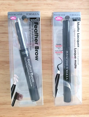 Physicians Formula 2 Pcs Brow Booster Feather Fiber Highlighter Matte Eyeliner - Image 1 of 4