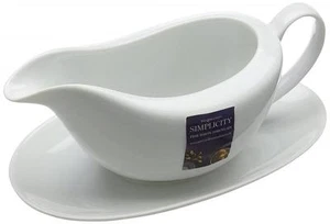 Barco y platillo duradero de porcelana Price & Kensington - blanco - Imagen 1 de 5